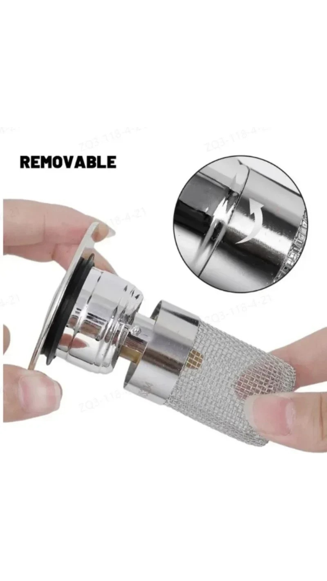 DrainGuard™ – Anti-Clog Sink Strainer & Stopper