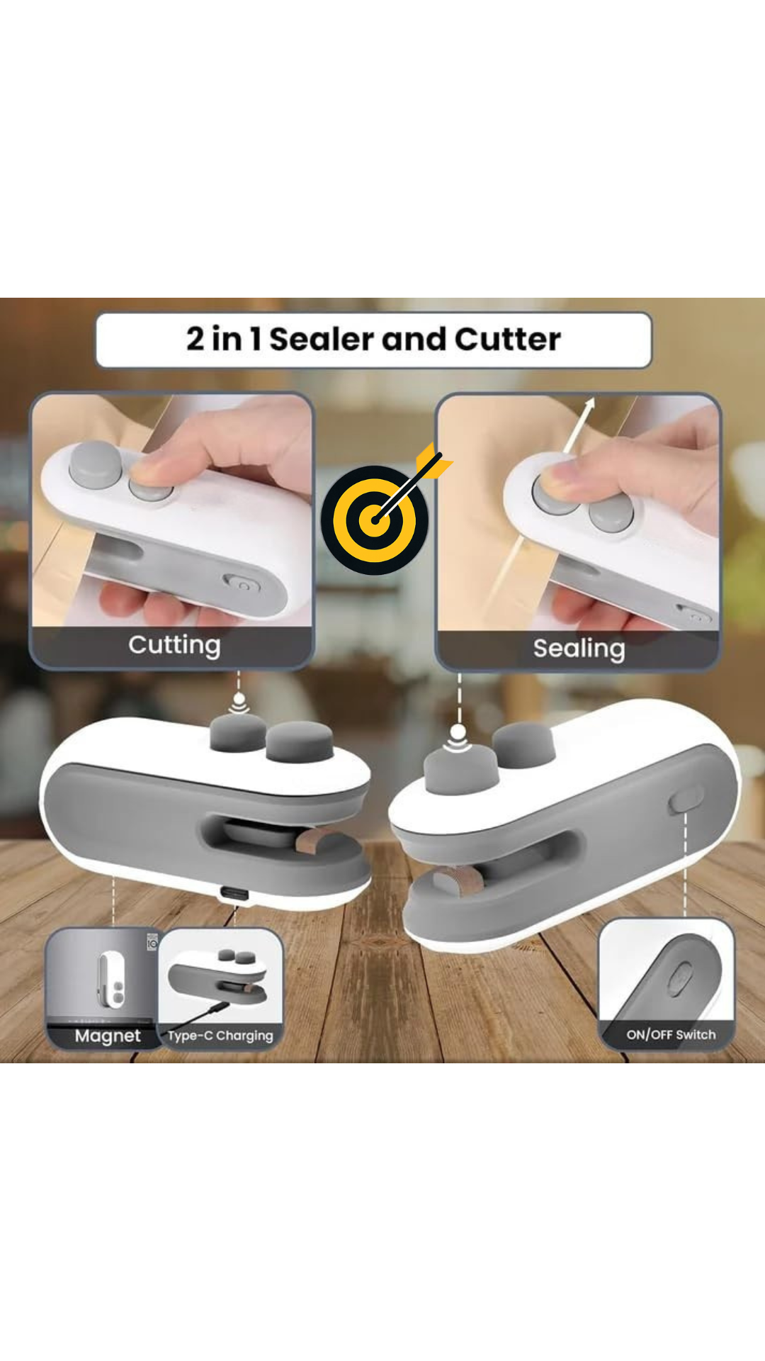 FreshSeal™ – Portable Heat Sealer & Cutter