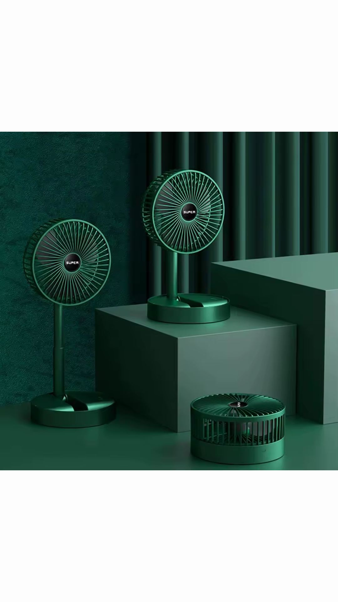 SmartFold™ 3-in-1 Rechargeable Desk Fan™