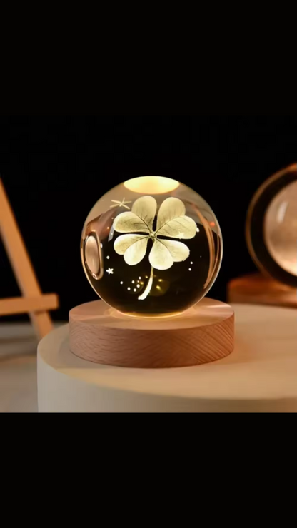 3D Engraved Crystal Sphere™
