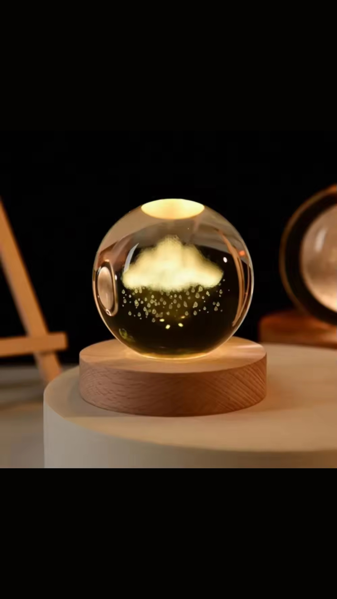3D Engraved Crystal Sphere™