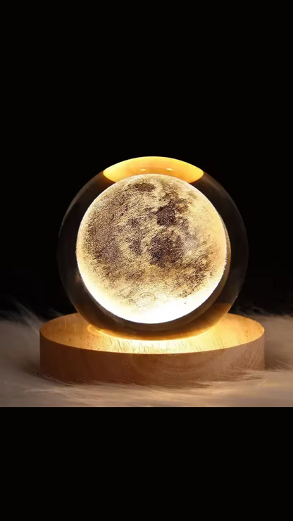 3D Engraved Crystal Sphere™