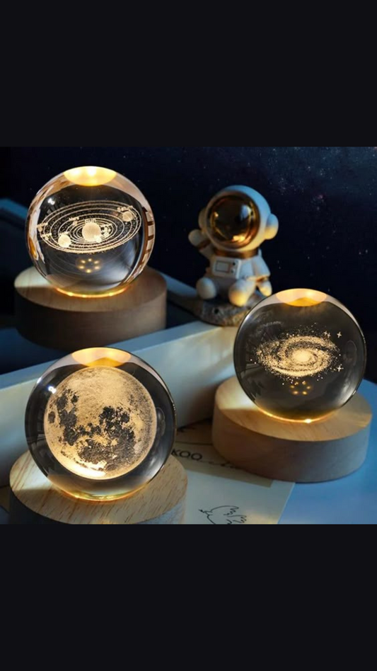 3D Engraved Crystal Sphere™