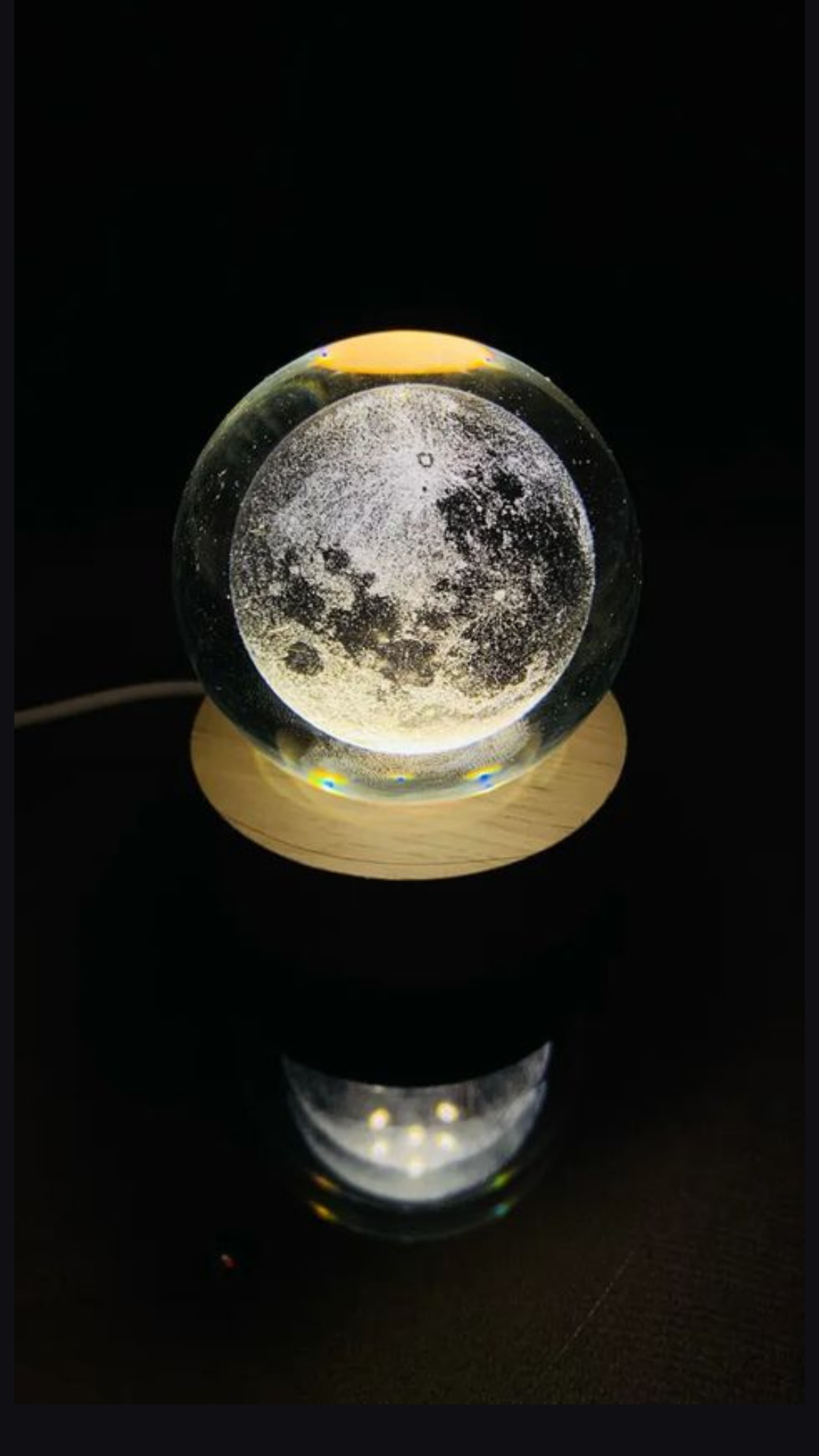 3D Engraved Crystal Sphere™