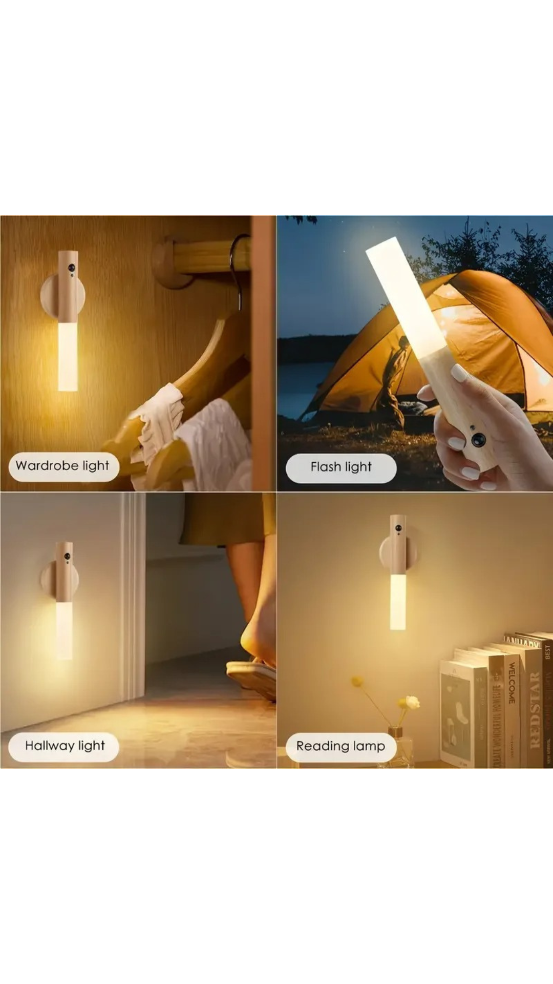 GlowSense™ – Rechargeable LED Wall Lamp
