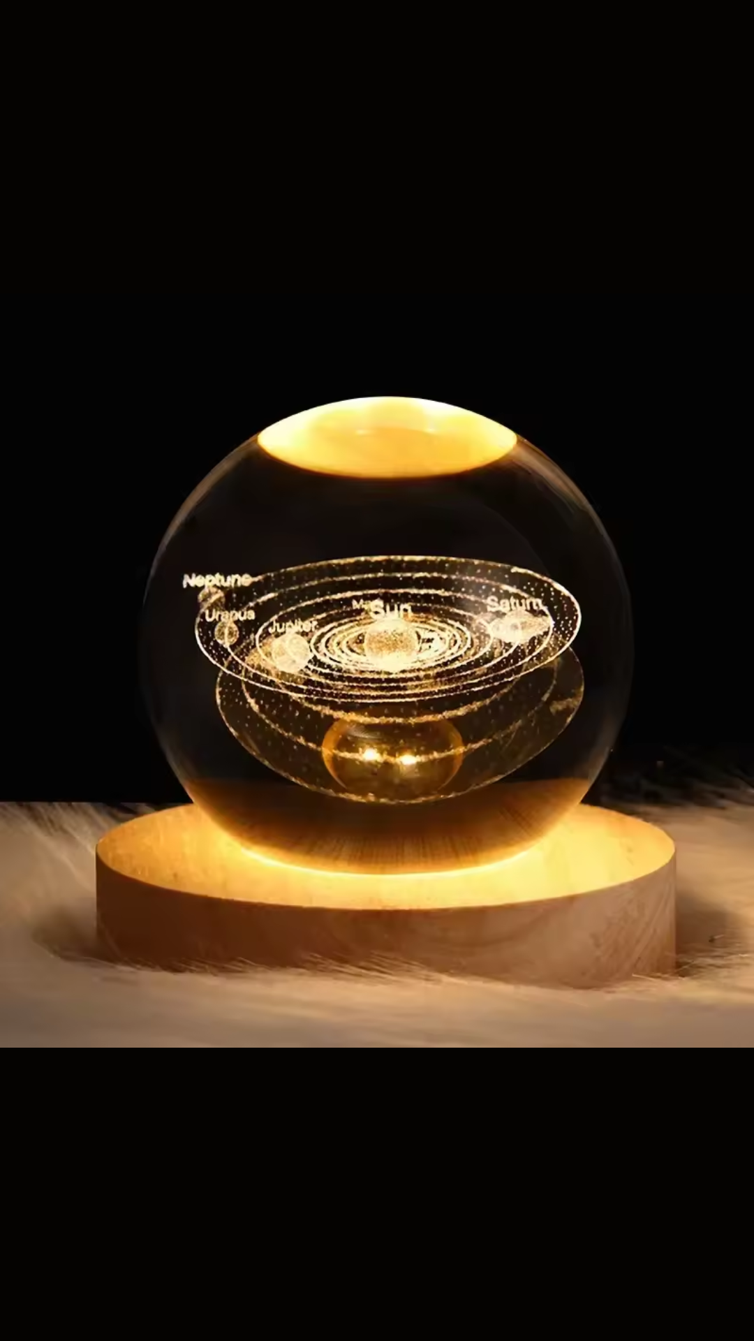 3D Engraved Crystal Sphere™