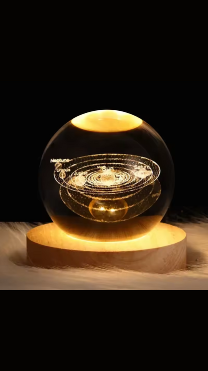 3D Engraved Crystal Sphere™