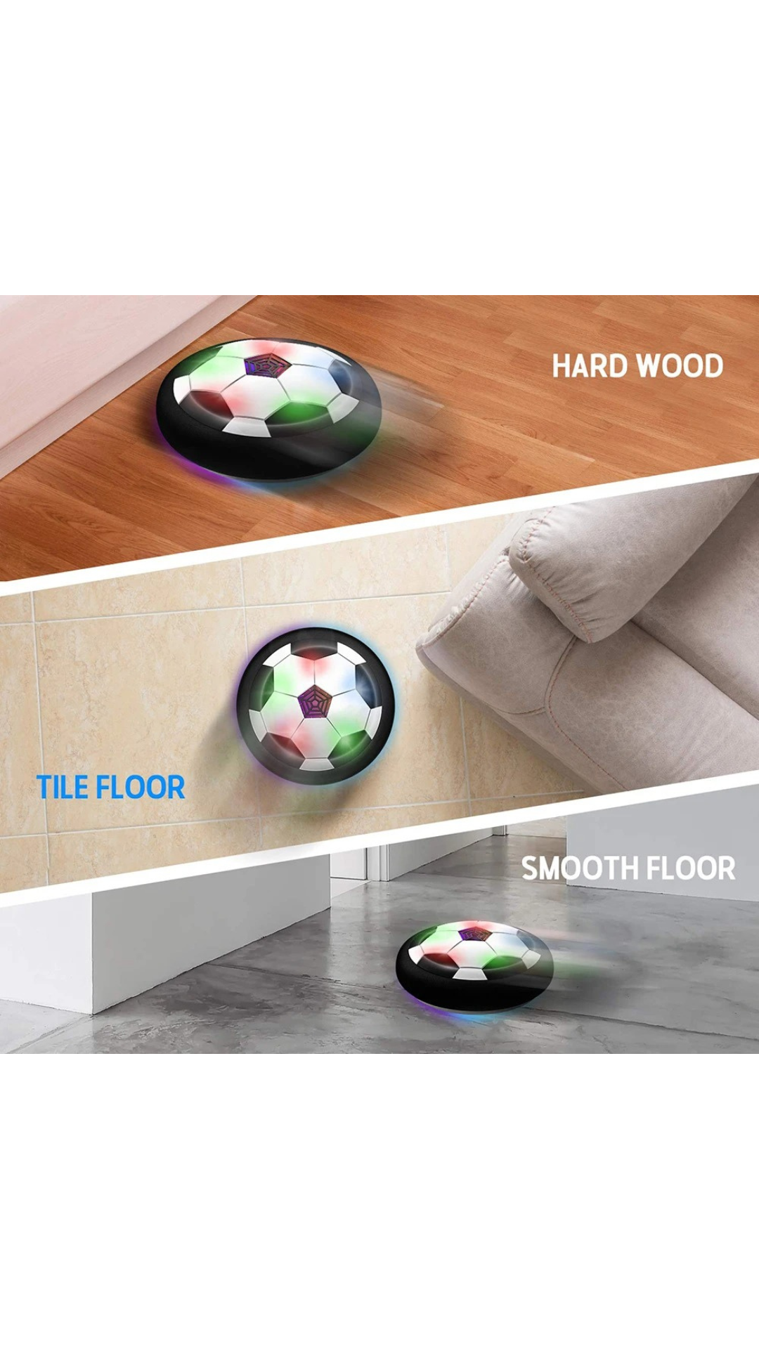 GlideBall™ – The Floating LED Soccer Ball