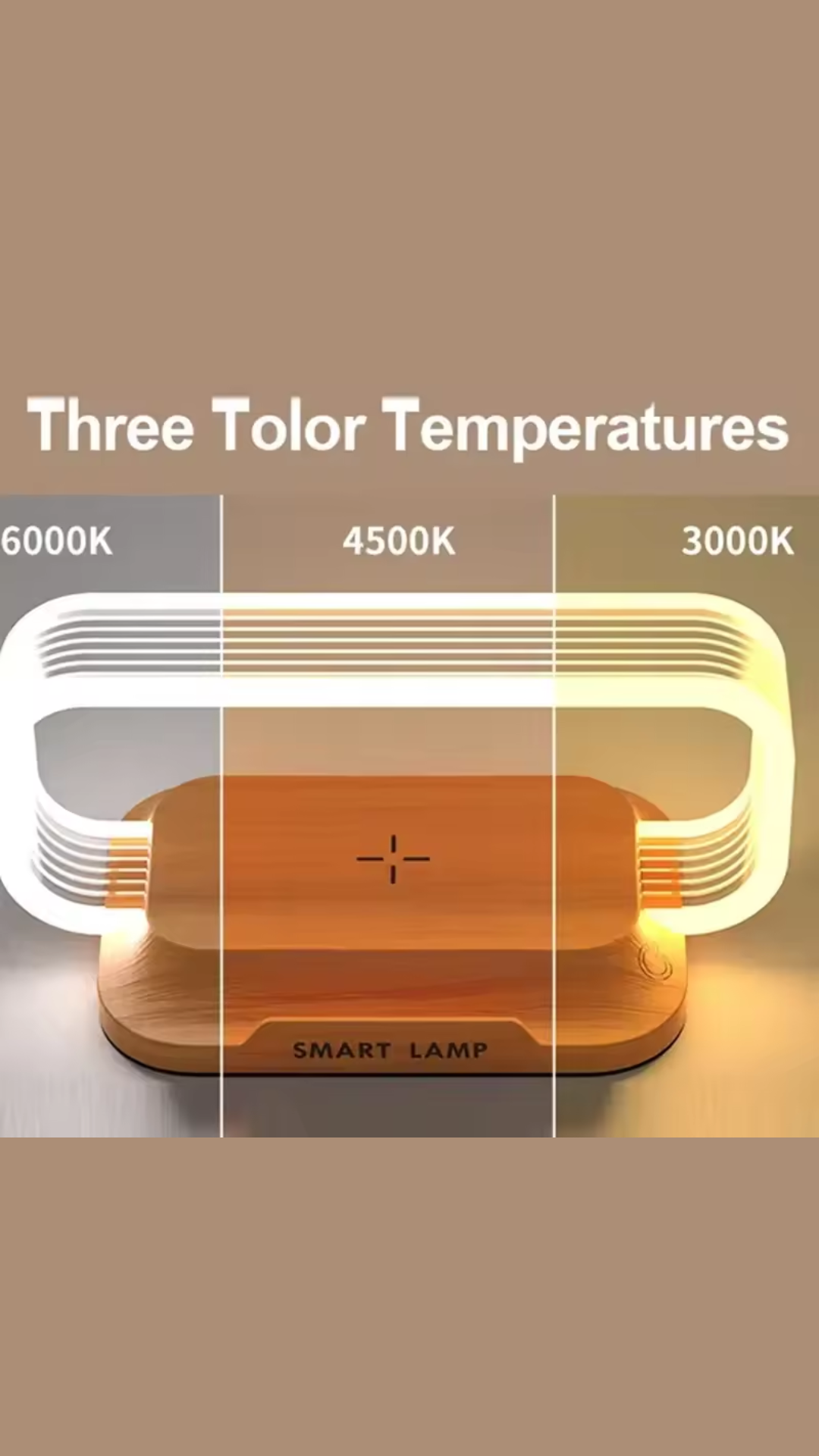Touch-Sensitive Wireless Charger Lamp™