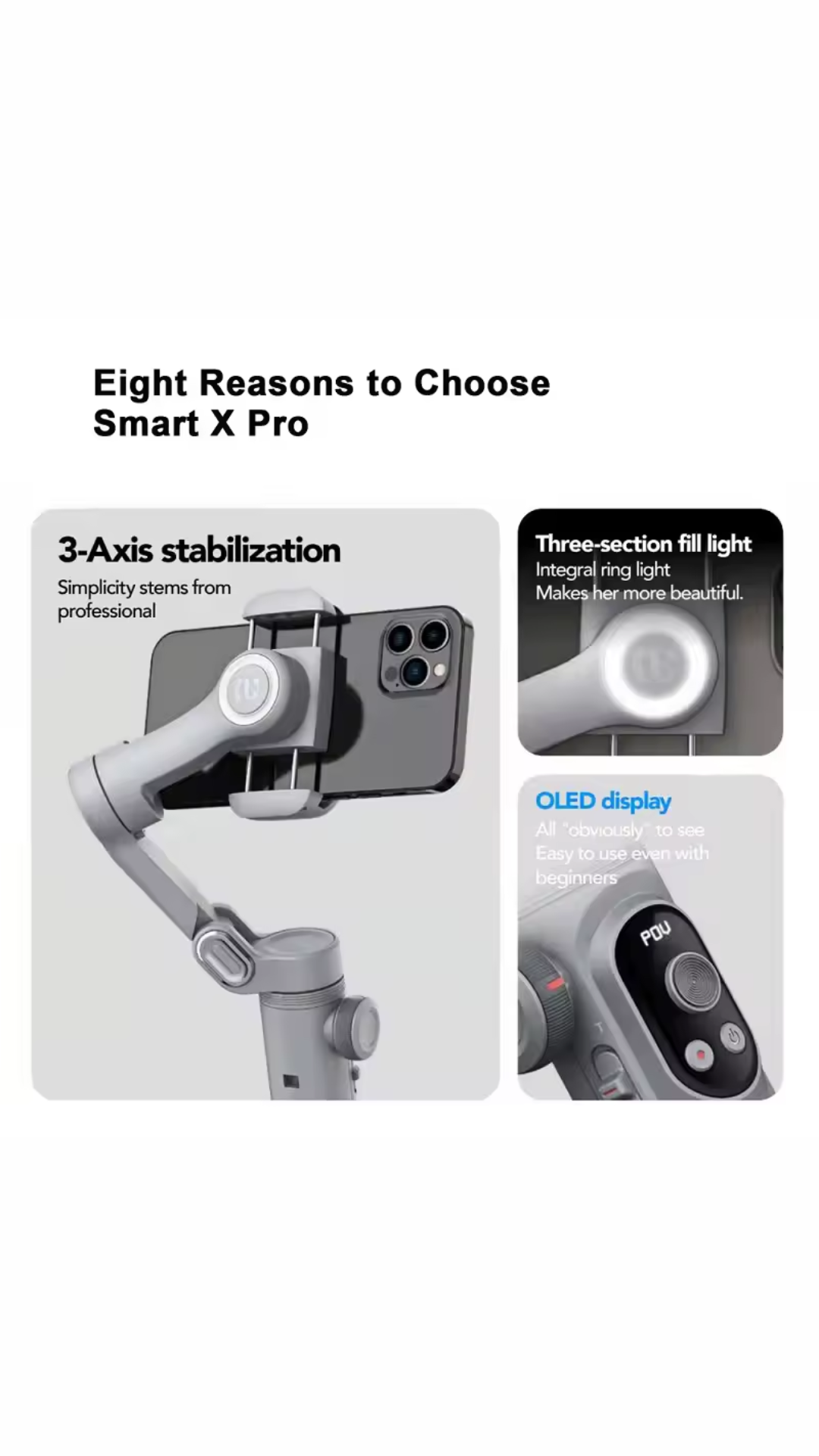 Aochuan Smart XE 3-Axis Gimbal Stabilizer™
