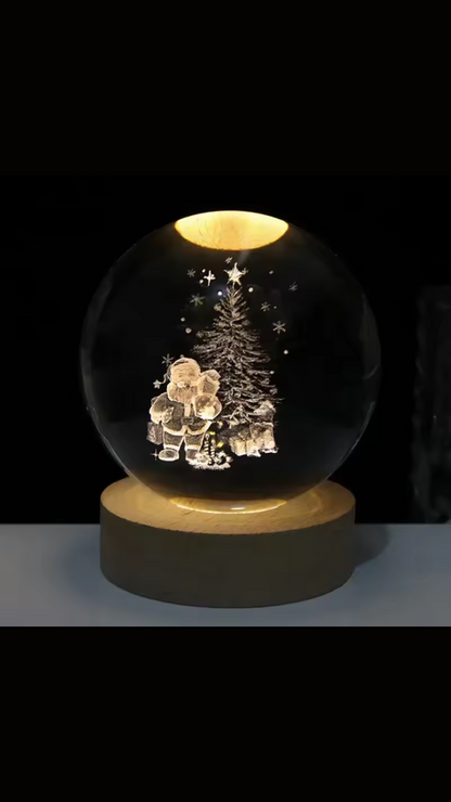 3D Engraved Crystal Sphere™