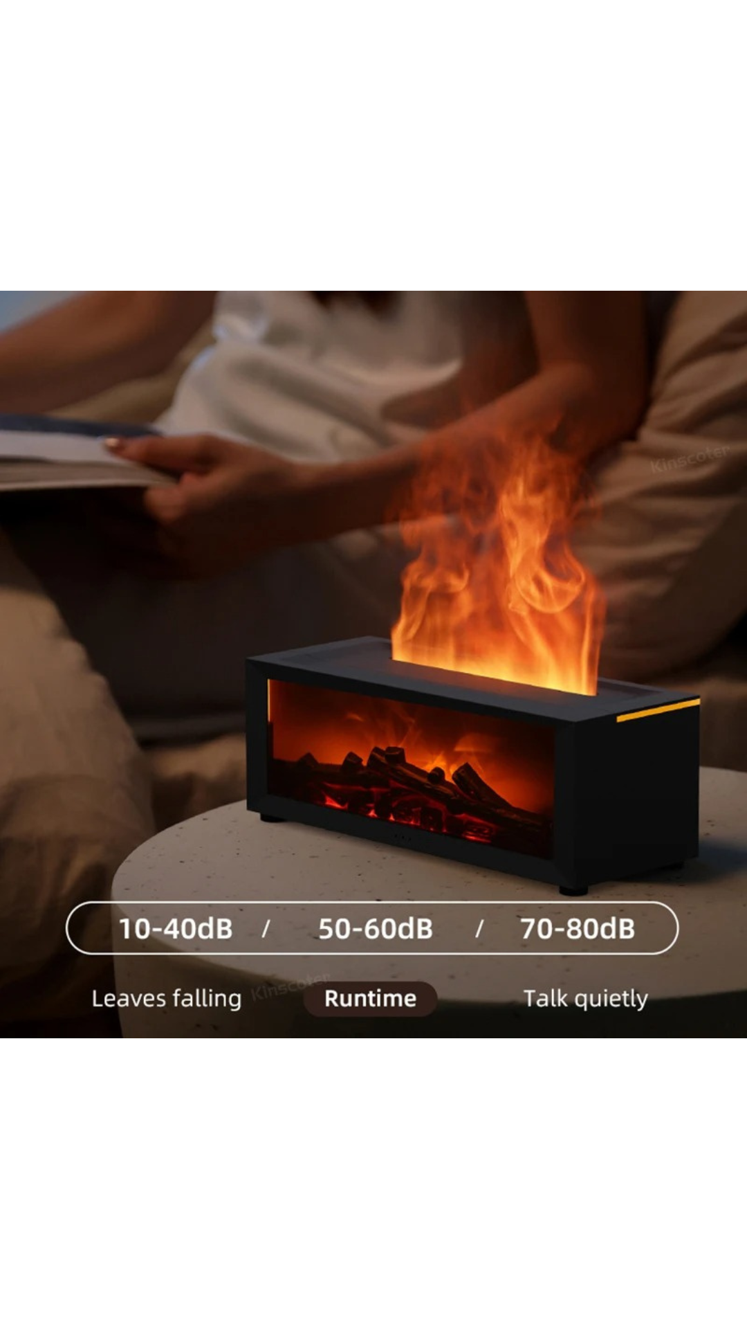 FlameGlow™ – Aromatherapy Humidifier &amp; Nightlight