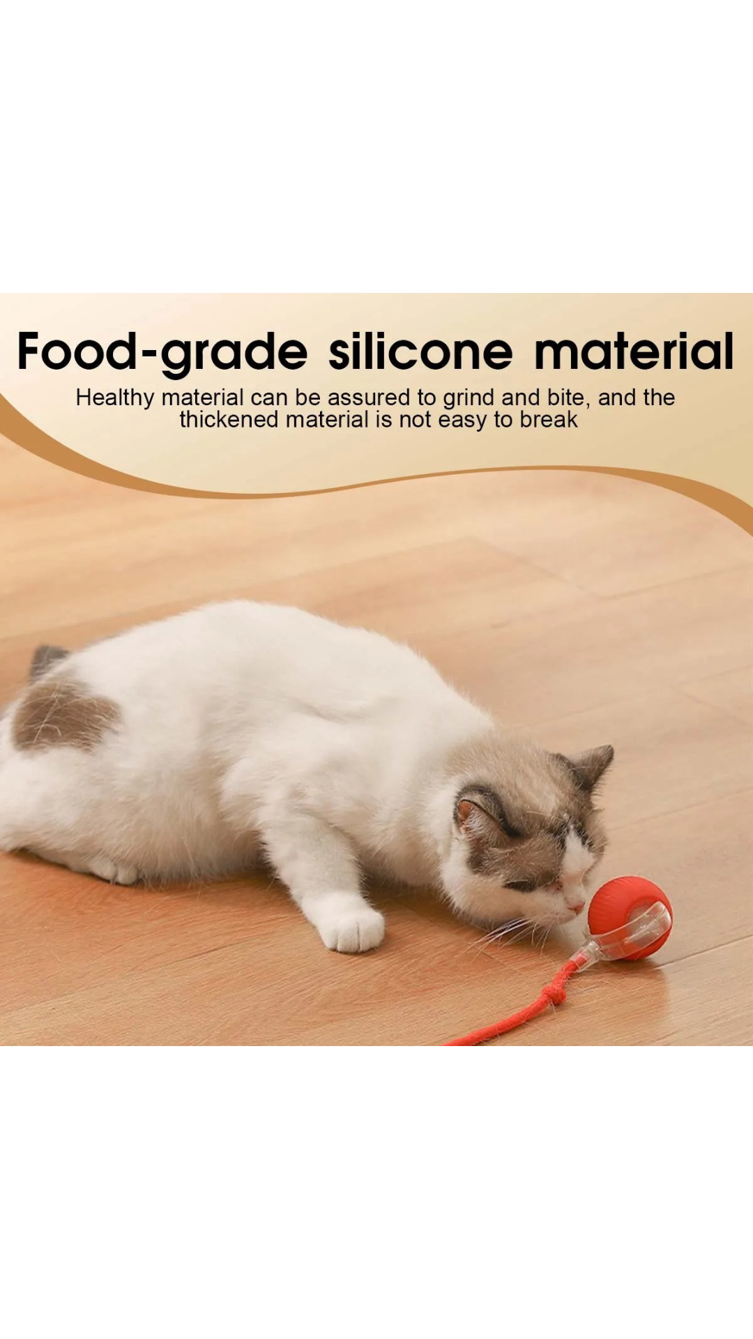 PurrChase™ – The Smart Rolling Ball for Endless Feline Fun