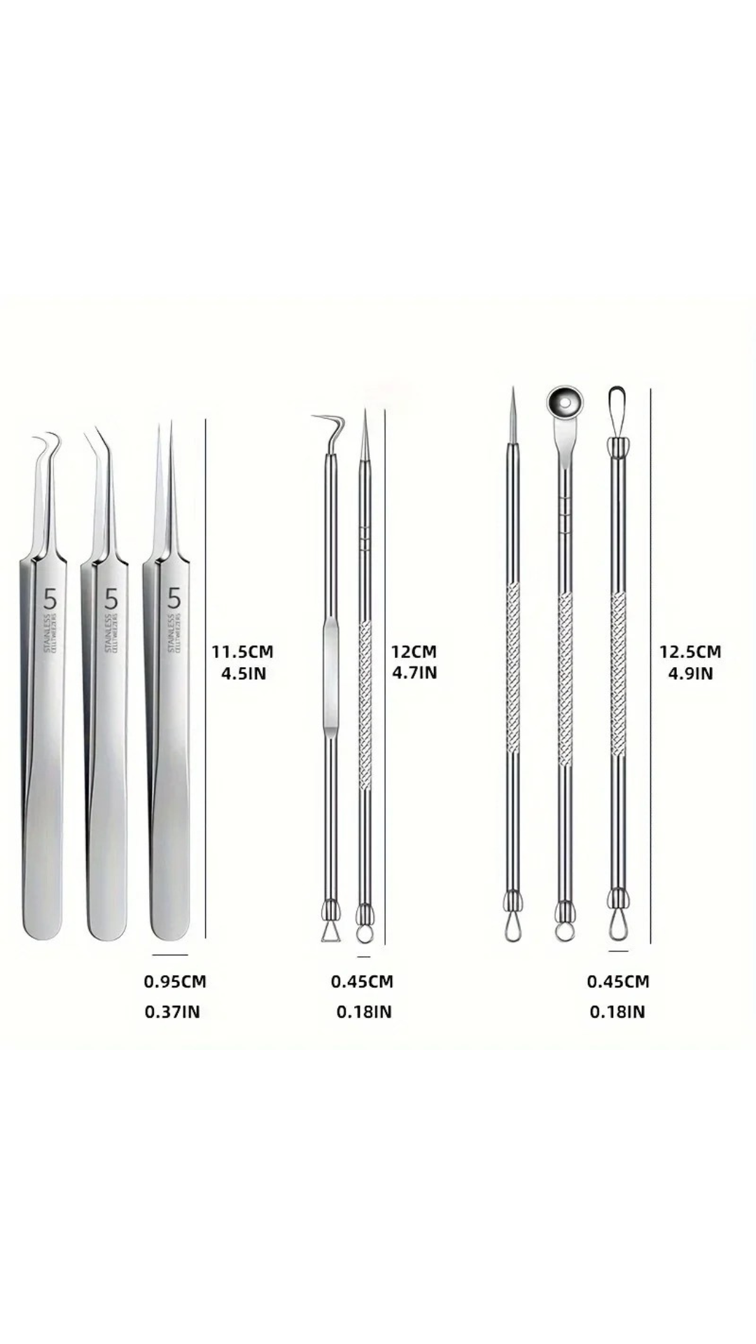 ClearSkin™ – Stainless Steel Blackhead Removal Kit