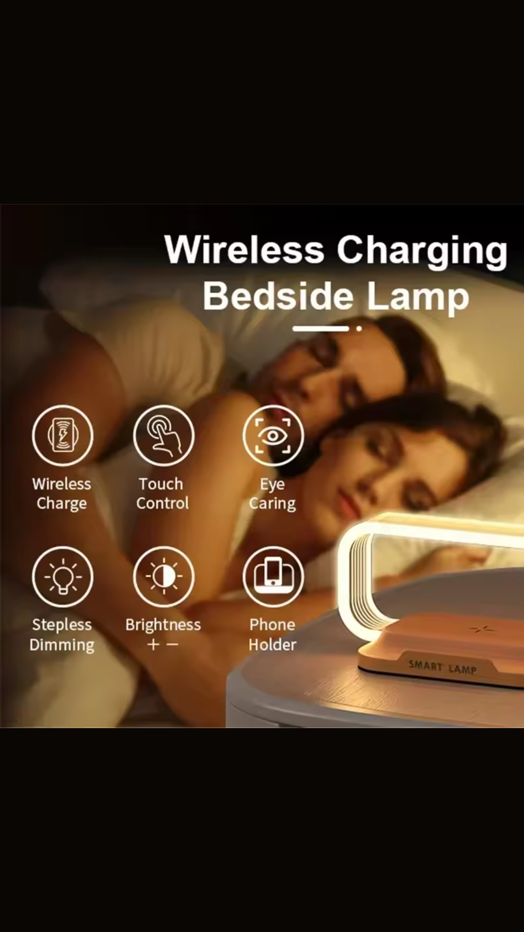 Touch-Sensitive Wireless Charger Lamp™