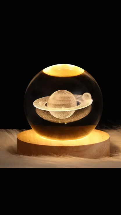 3D Engraved Crystal Sphere™