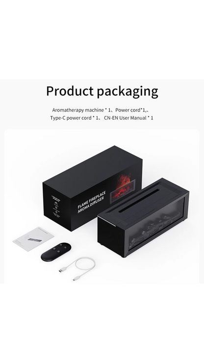 FlameGlow™ – Aromatherapy Humidifier &amp; Nightlight