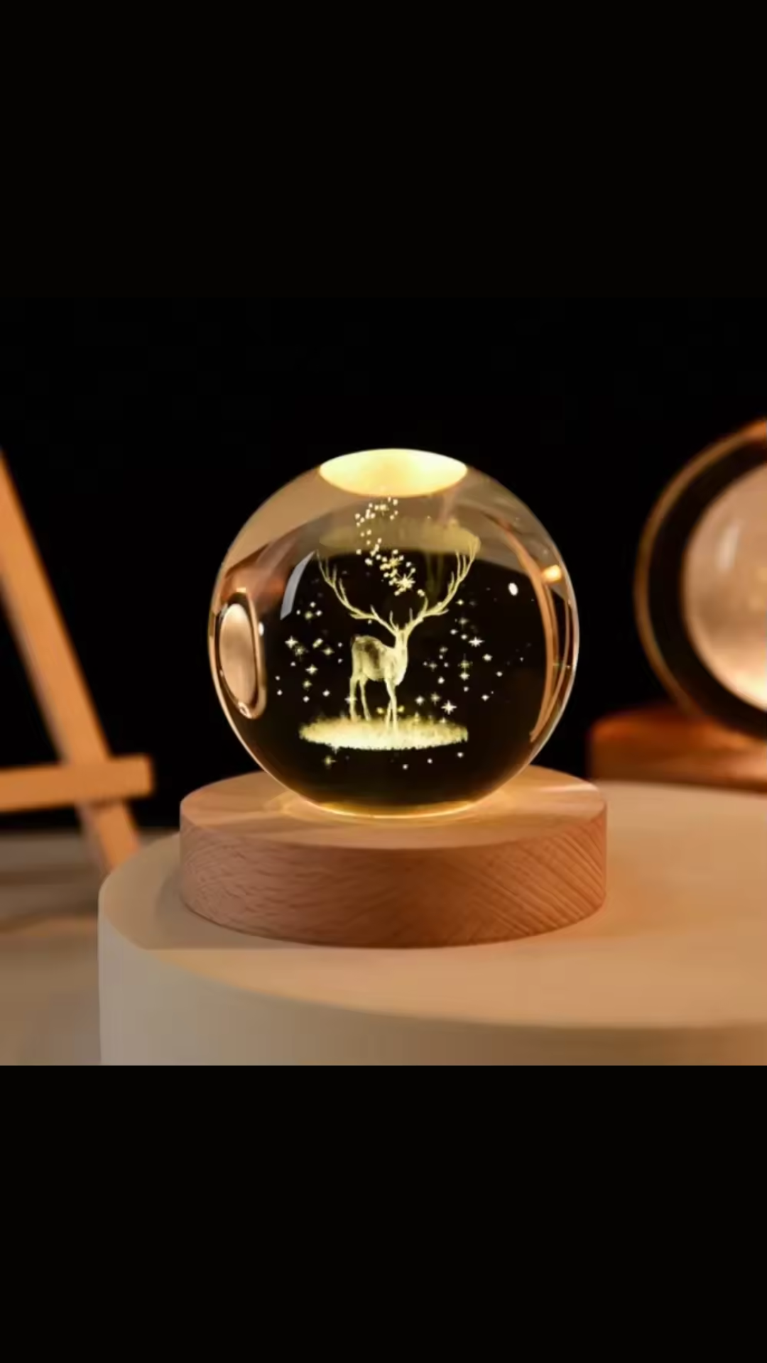 3D Engraved Crystal Sphere™