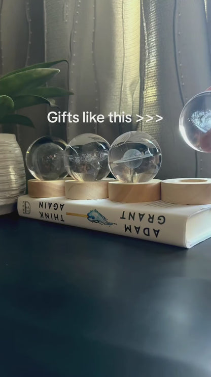 3D Engraved Crystal Sphere™
